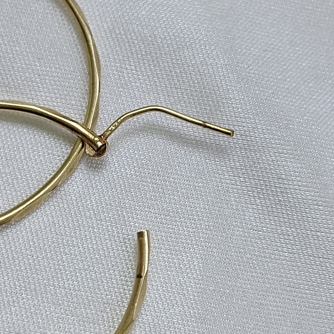 ARRACADAS PAR ORO 14 K 2,10 GRMS (SEMINUEVO)