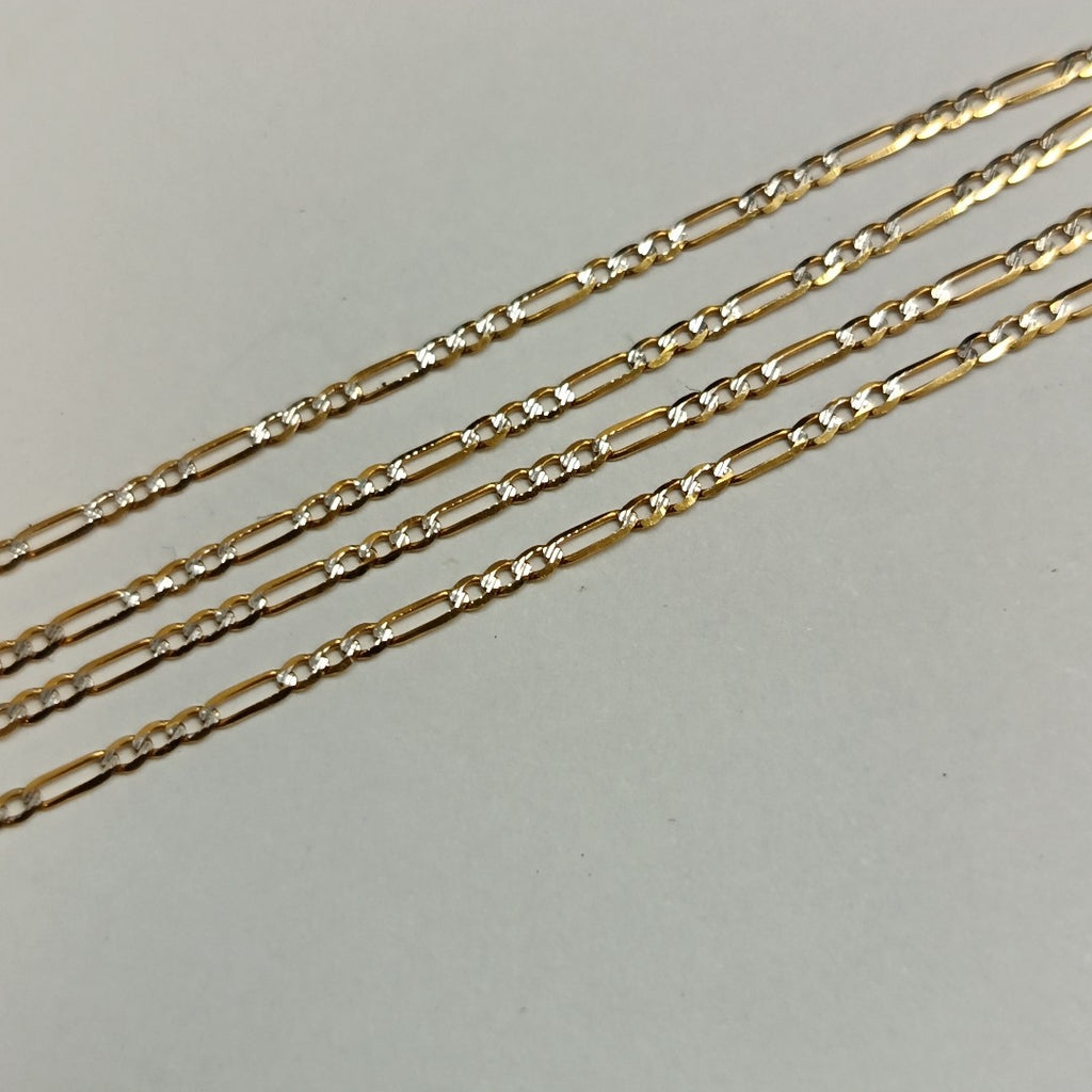 CADENA ORO, RODIADO 14 K 1.8 GRMS (SEMINUEVO)