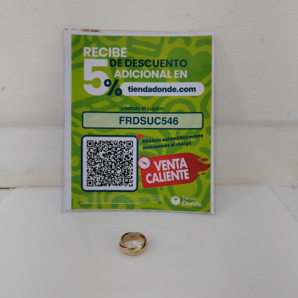 ARGOLLA ORO 14 K 6.2 GRMS (SEMINUEVO)