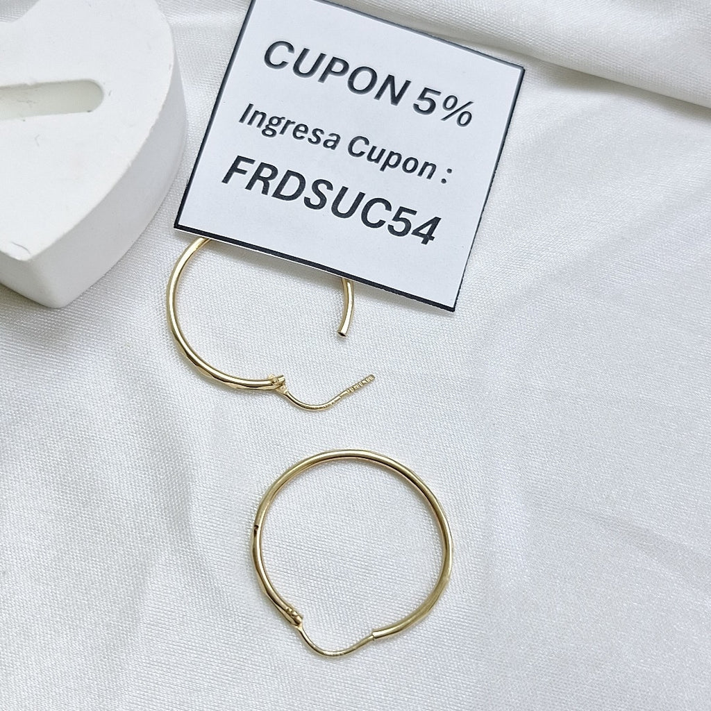 ARRACADAS PAR ORO 10 K 1.6 GRMS (SEMINUEVO)