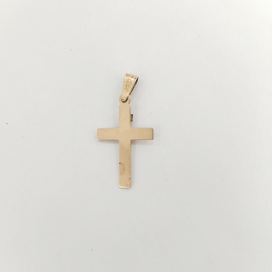 CRUCIFIJO ORO 10 K 0,80 GRMS (SEMINUEVO)