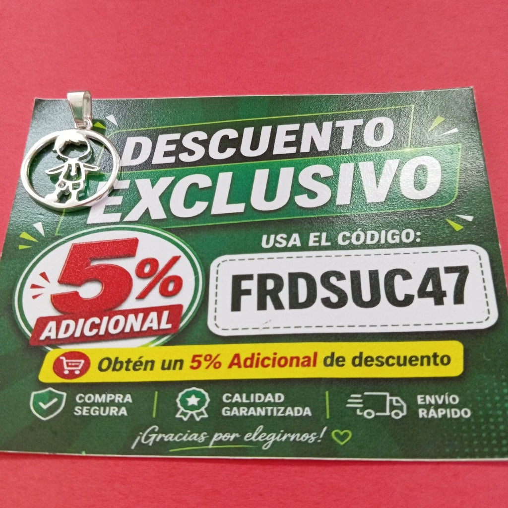 DIJE NIÑO PLATA .925 1.9 GR (NUEVO)