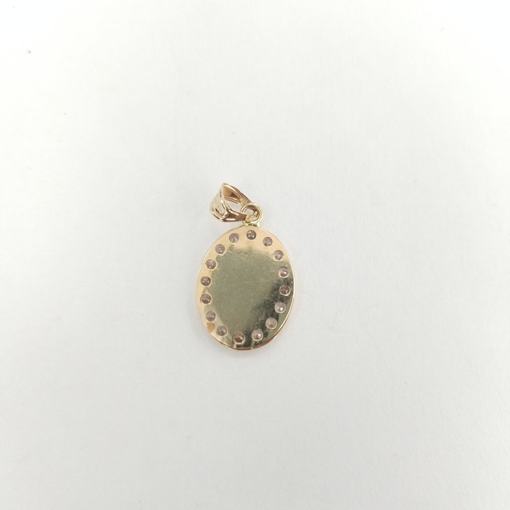 MEDALLA RELIGIOSA ORO 14 K 0,80 GRMS (SEMINUEVO)