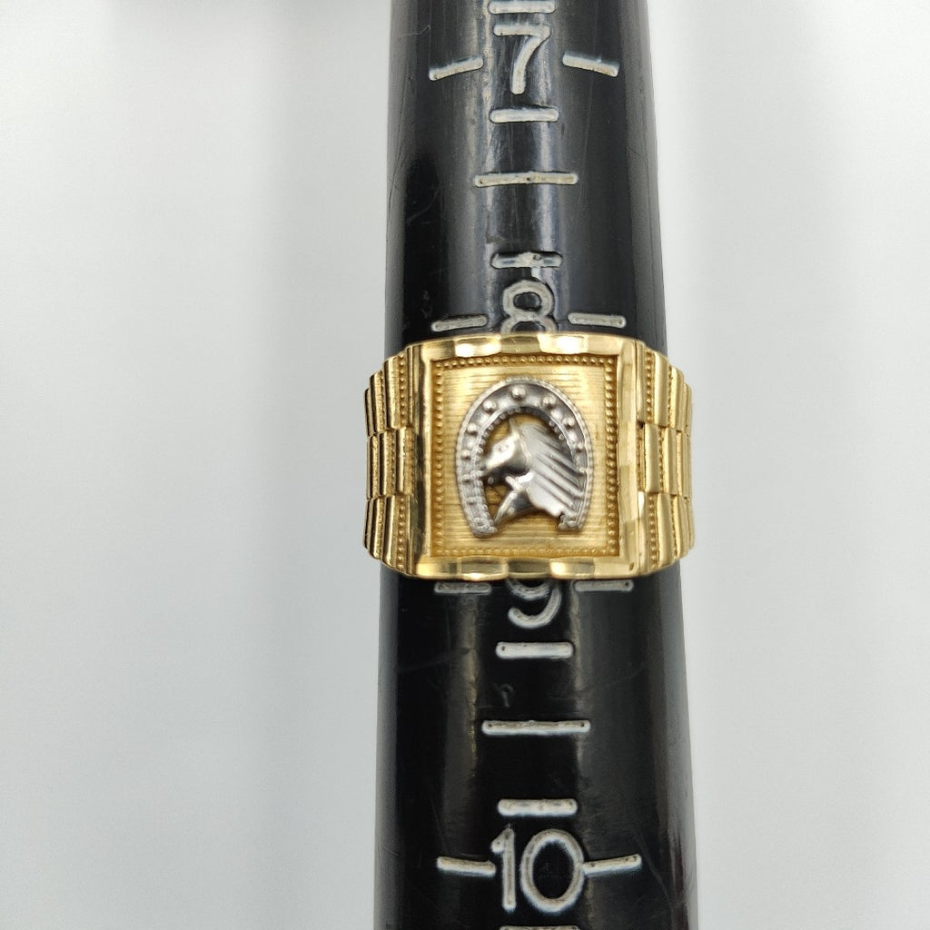 ANILLO ORO, ORO COMBINADO 14 K 4.7 GRMS (SEMINUEVO)
