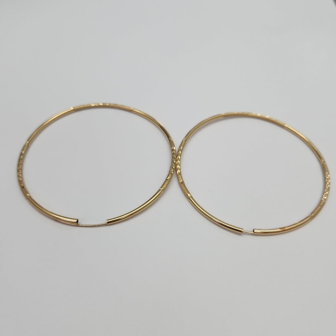 ARRACADAS PAR ORO 14 K 3,40 GRMS (SEMINUEVO)