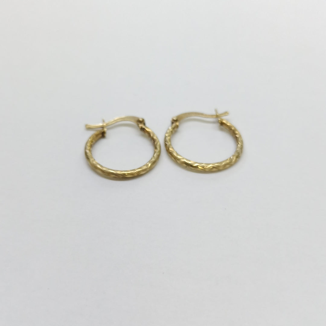 ARRACADAS PAR ORO 10 K 1.2 GRMS (SEMINUEVO)