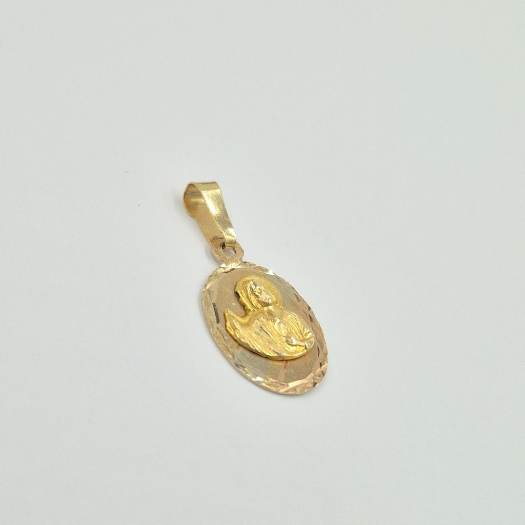 MEDALLA RELIGIOSA ORO, ORO COMBINADO 14 K 1.3 GRMS (SEMINUEVO)