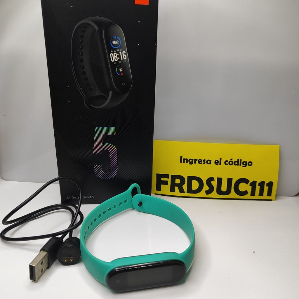 SMARTWATCH XIAOMI MI SMART BAND 5 XMSH10HM FITBAND BLUETOOTH (SEMINUEVO)