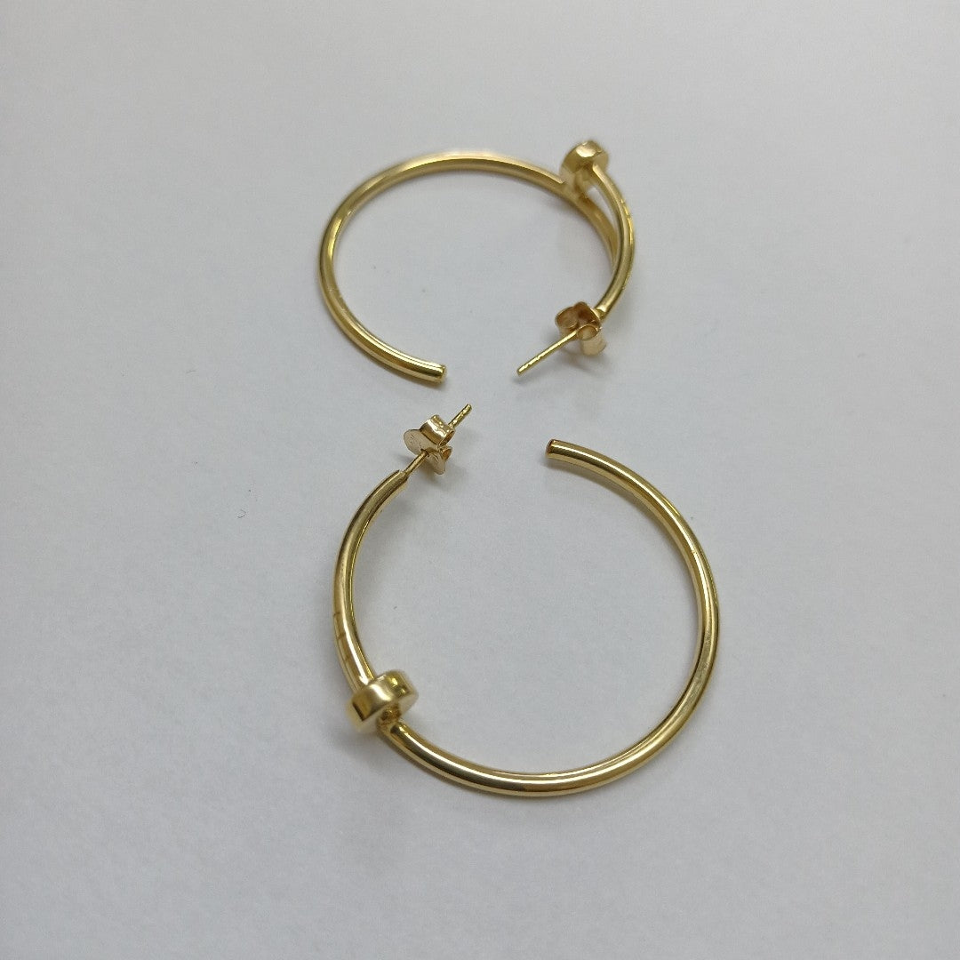 ARRACADAS PAR ORO 14 K 10.1 GRMS (SEMINUEVO)