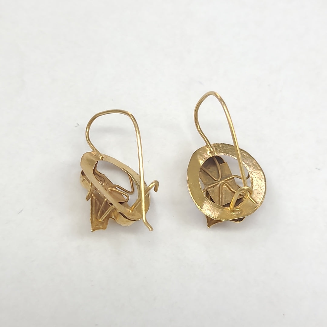 ARETES PAR ORO 10 K 1,10 GRMS (SEMINUEVO)