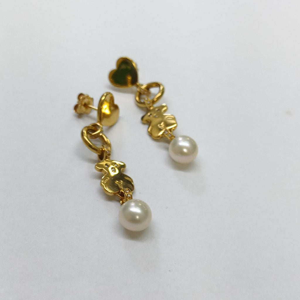 ARETES PAR ORO 18 K 8.8 GRMS (SEMINUEVO)