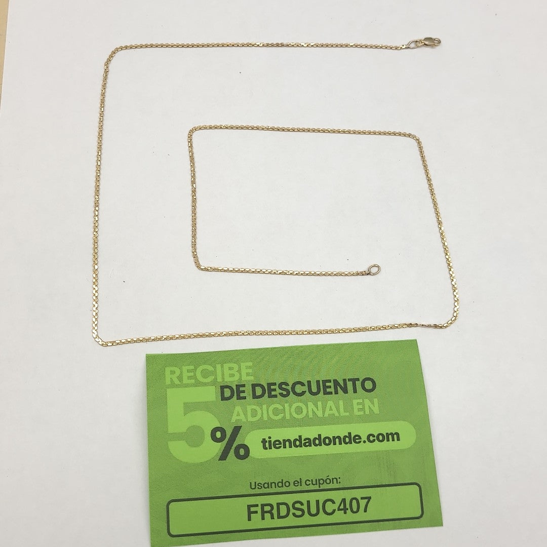 CADENA ORO 10 K 3,50 GRMS (SEMINUEVO)