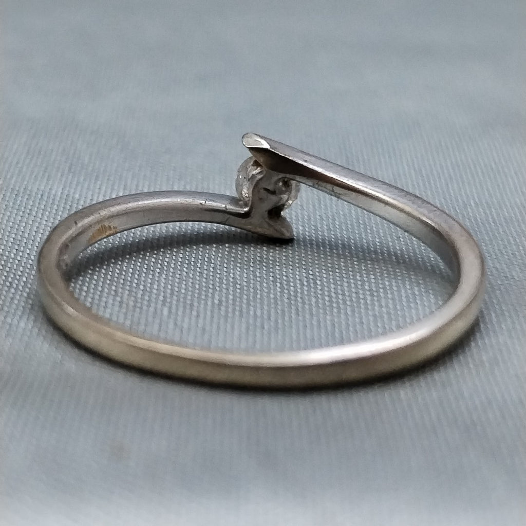 ANILLITO ORO, ORO BLANCO 14 K 1.3 GRMS (SEMINUEVO)