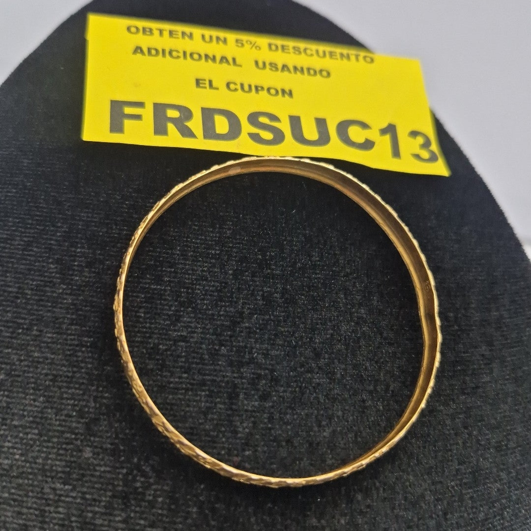 PULSERA RIGIDA ORO 18 K 7.6 GRMS (SEMINUEVO)