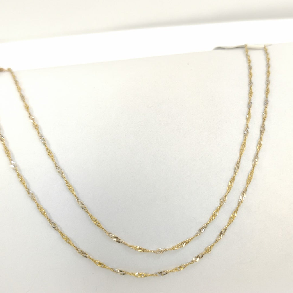 CADENA ORO, RODIADO 14 K 0.7 GRMS (SEMINUEVO)