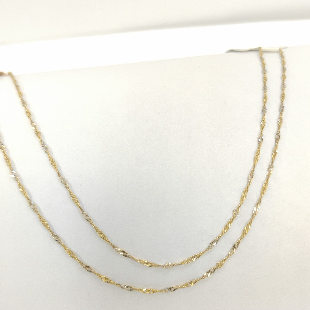 CADENA ORO, RODIADO 14 K 0.7 GRMS (SEMINUEVO)