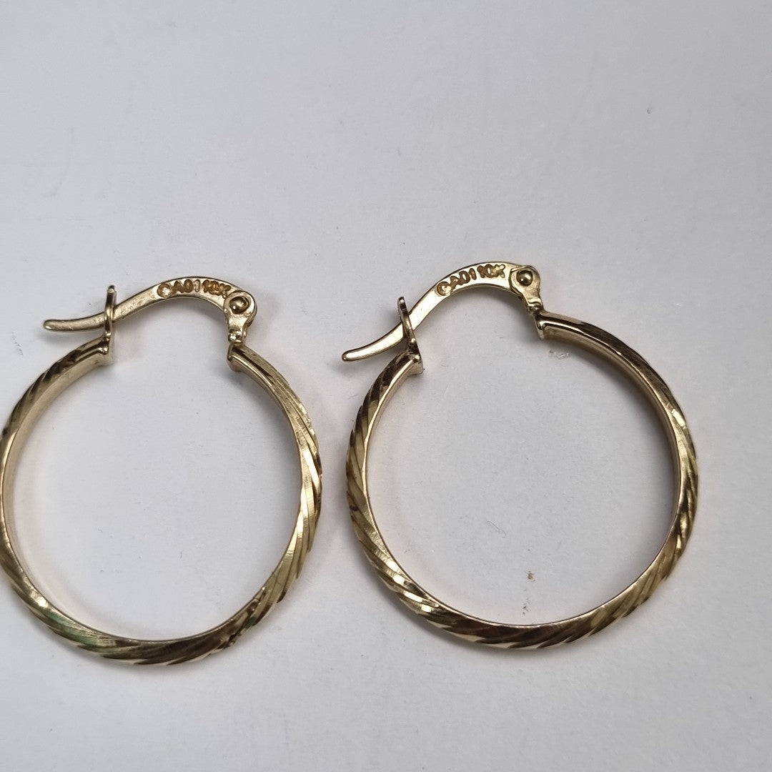 ARRACADAS PAR ORO 10 K 1.3 GRMS (SEMINUEVO)