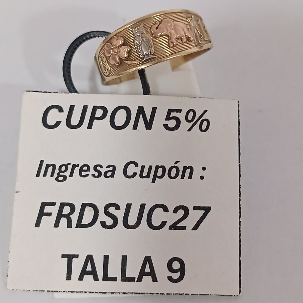 ANILLO ORO 14 K 2.1 GRMS (SEMINUEVO)