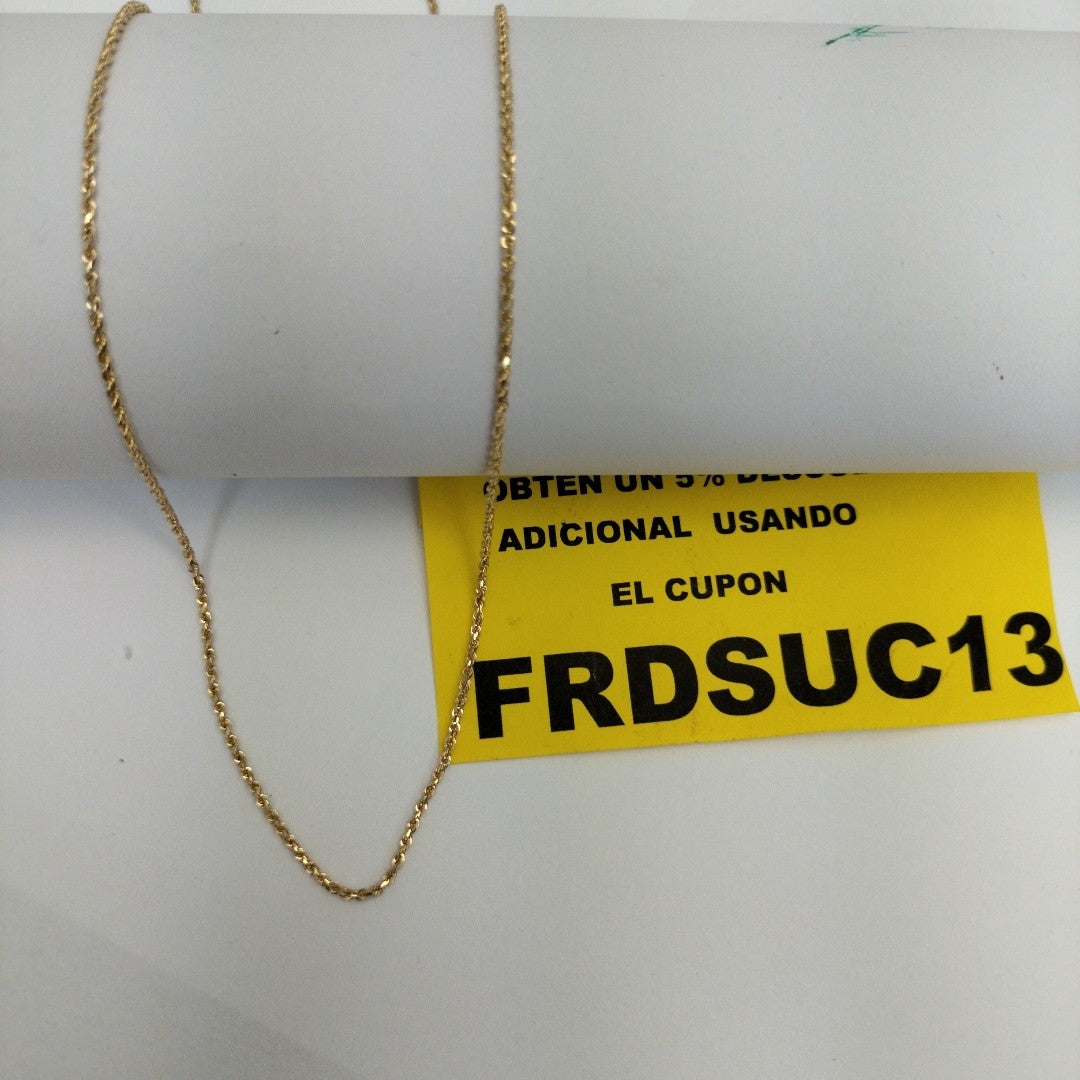 CADENA ORO 14 K 3.8 GRMS (SEMINUEVO)