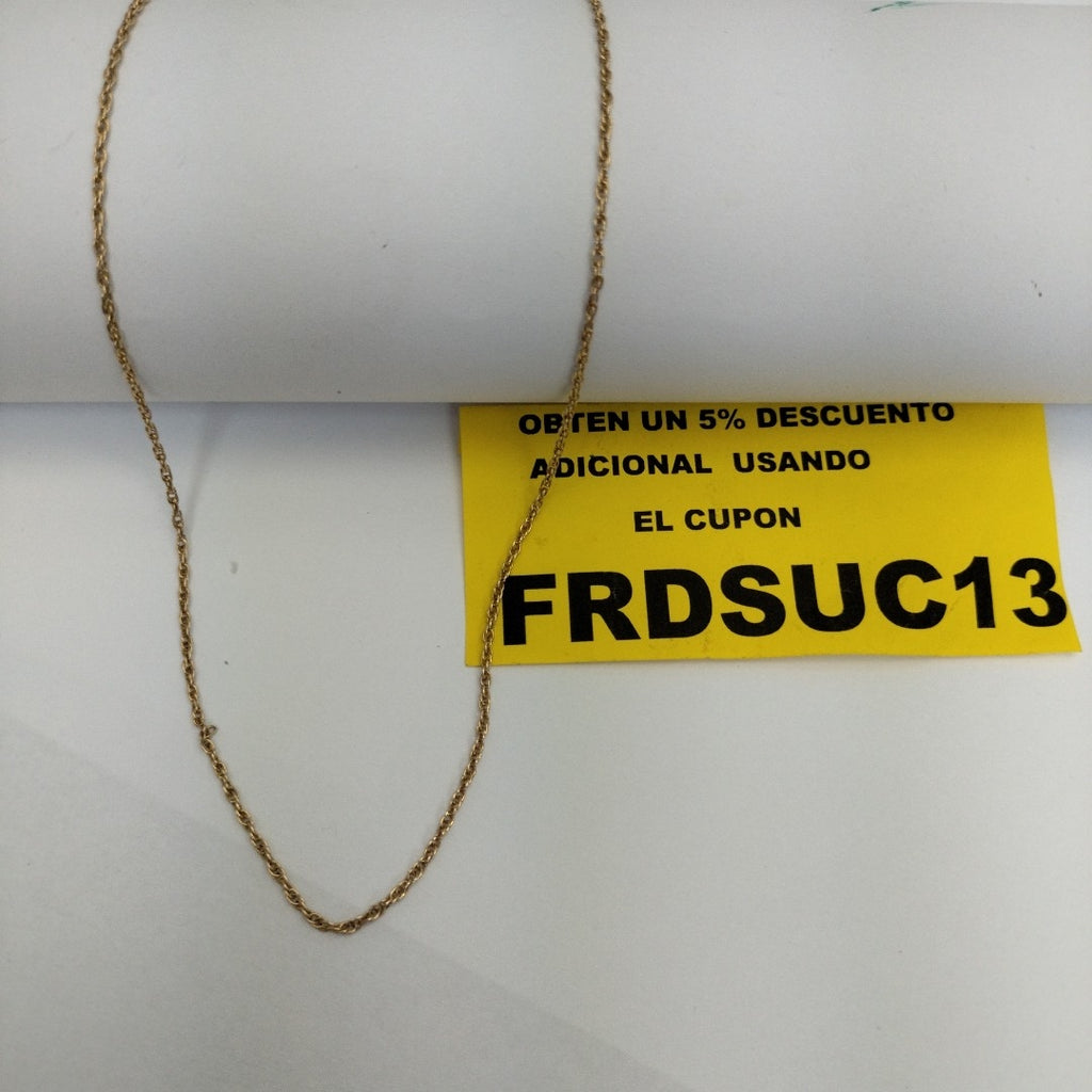CADENA ORO 14 K 3.4 GRMS (SEMINUEVO)
