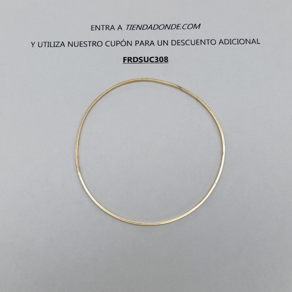 PULSERA RIGIDA ORO 14 K 5,20 GRMS (SEMINUEVO)