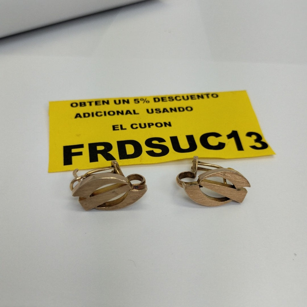 ARETES PAR ORO 14 K 6.7 GRMS (SEMINUEVO)