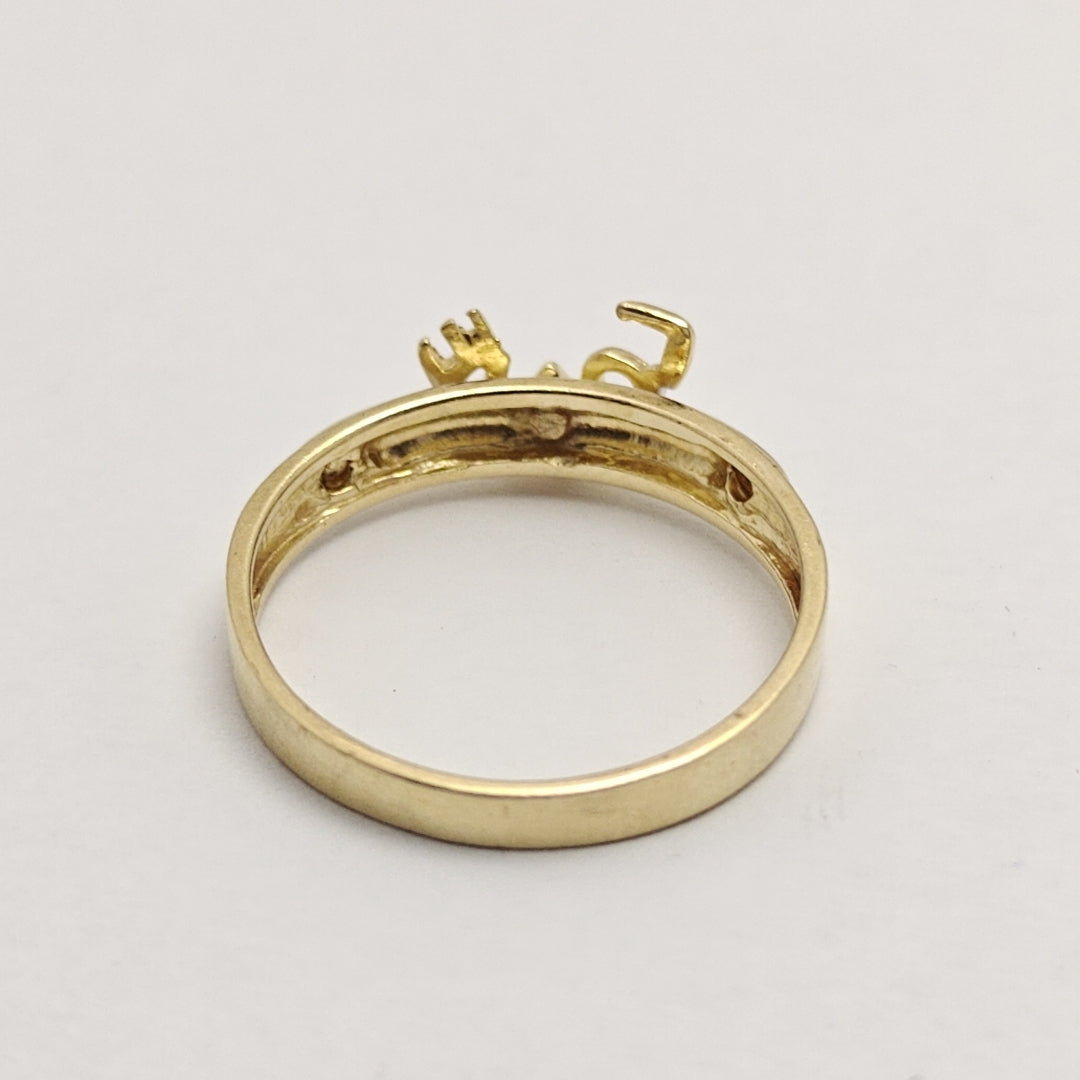 ANILLITO ORO COMBINADO 14 K 2,20 GRMS (SEMINUEVO)