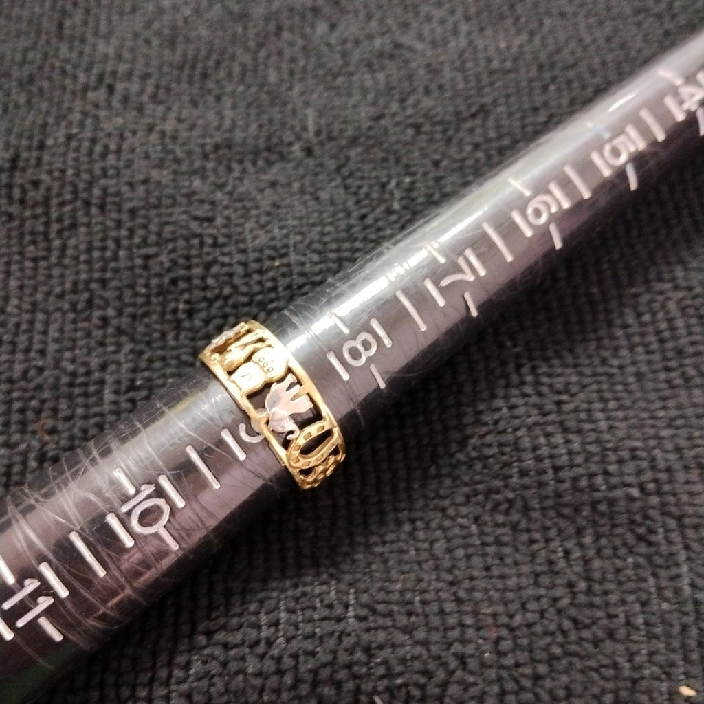 ARGOLLA DE LA SUERTE ORO 14 K 2,92 GRMS (SEMINUEVO)