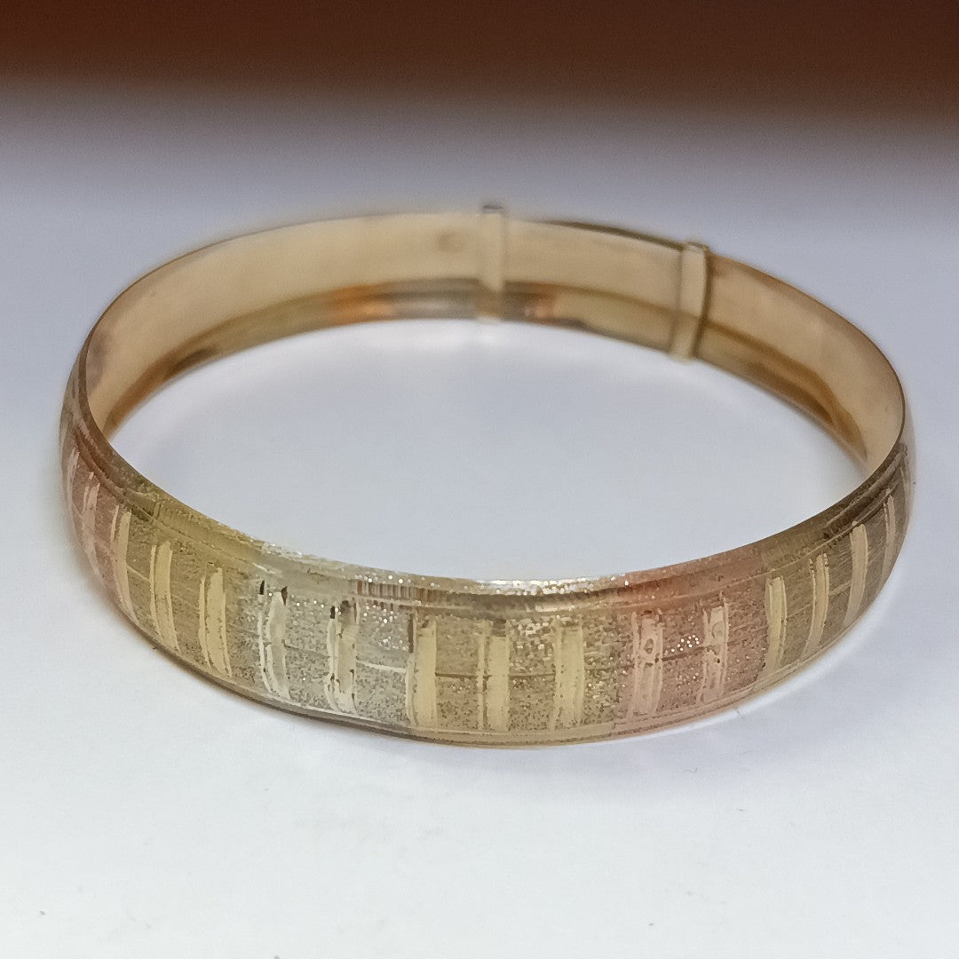 PULSERA RIGIDA ORO 10 K 9.4 GRMS (SEMINUEVO)