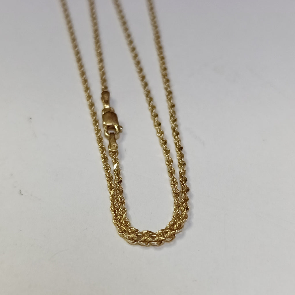 CADENA ORO 14 K 3.9 GRMS (SEMINUEVO)