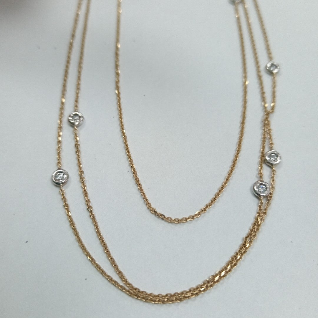 GARGANTILLA ORO 14 K 5.2 GRMS (SEMINUEVO)