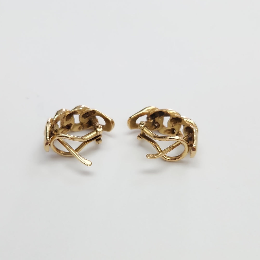 ARETES PAR ORO 14 K 6,20 GRMS (SEMINUEVO)