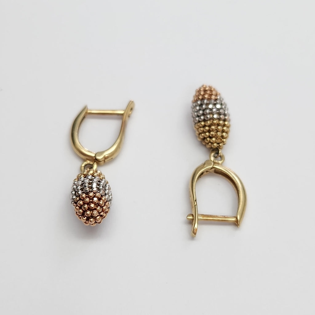 ARETES PAR ORO 14 K 3,60 GRMS (SEMINUEVO)