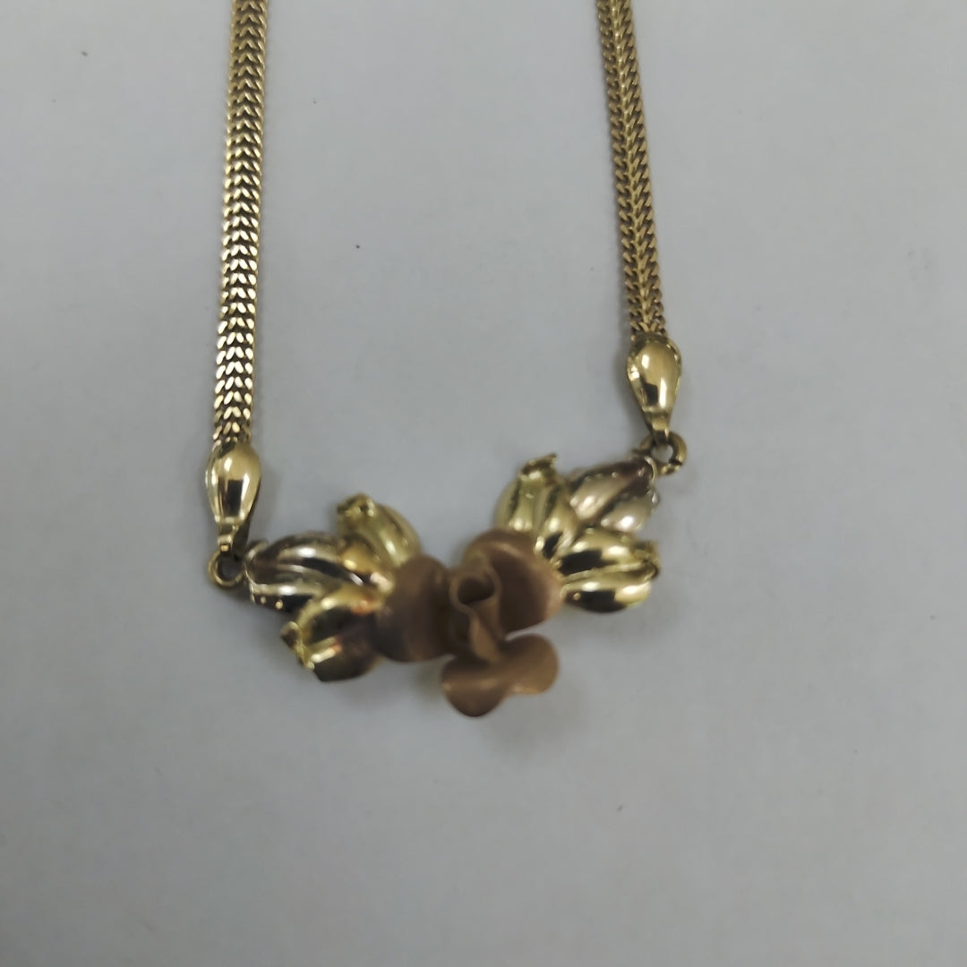 GARGANTILLA ORO, ORO COMBINADO 14 K 8.4 GRMS (SEMINUEVO)