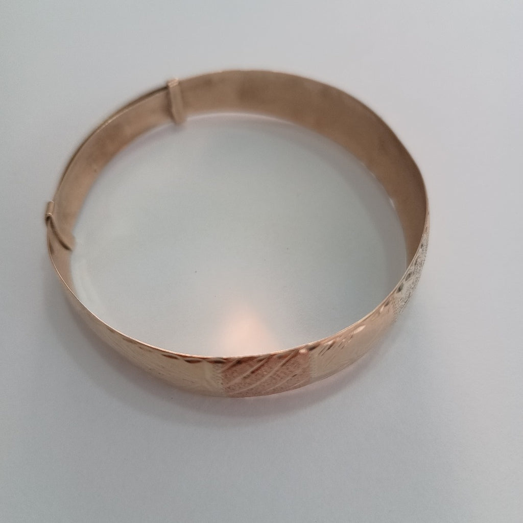 PULSERA RIGIDA ORO 10 K 10.4 GRMS (SEMINUEVO)