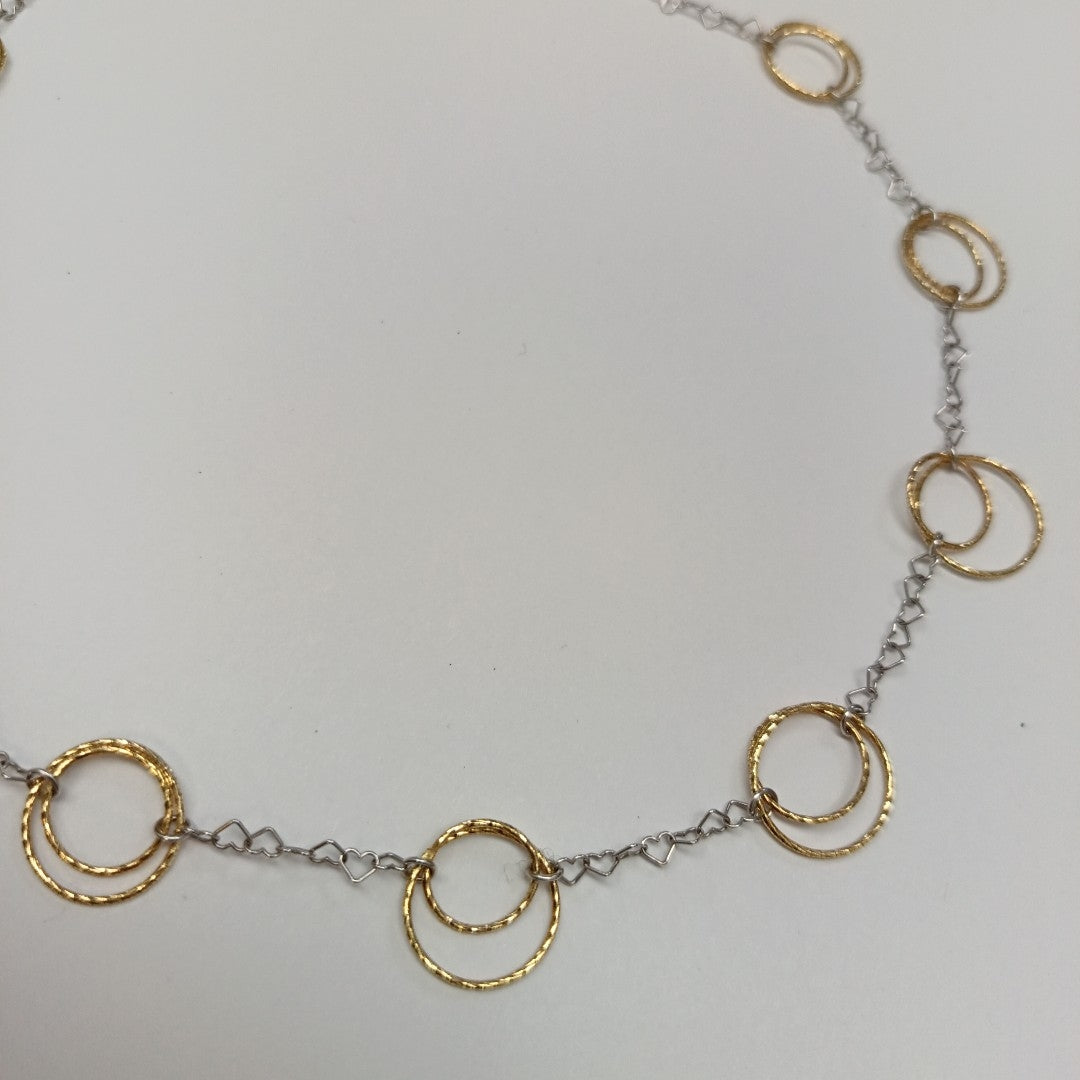 COLLAR ORO COMBINADO 14 K 8,70 GRMS (SEMINUEVO)