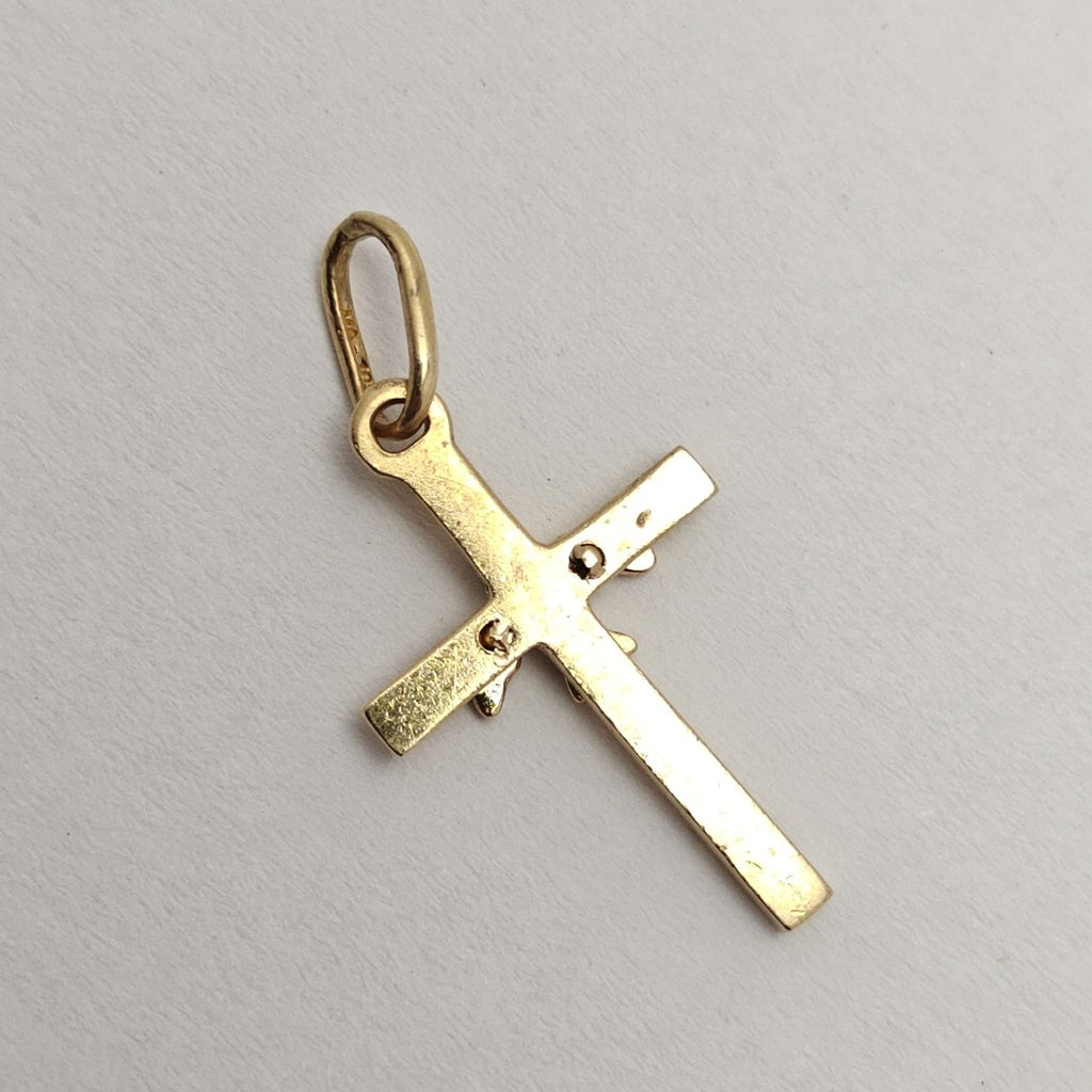 CRUZ ORO COMBINADO 14 K 1,40 GRMS (SEMINUEVO)