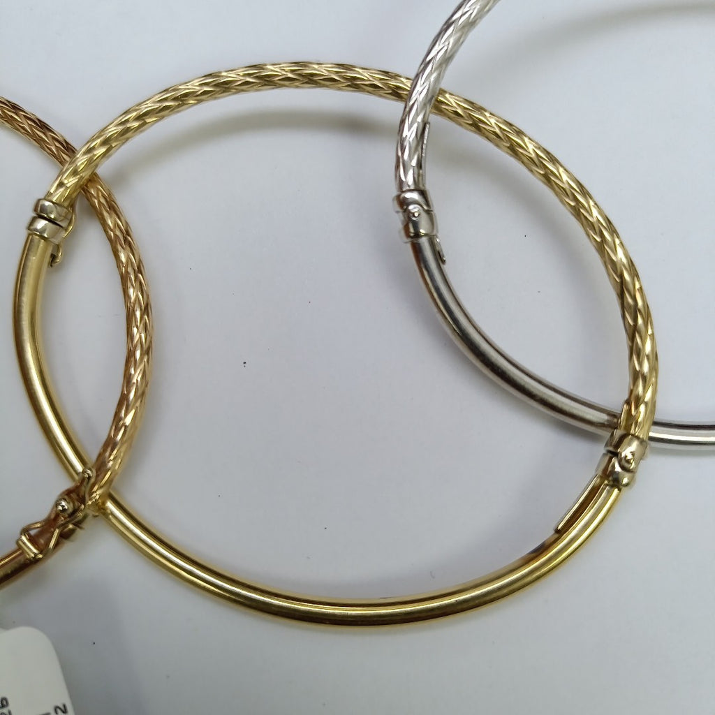 PULSERA RIGIDA ORO 14 K 13.4 GRMS (SEMINUEVO)
