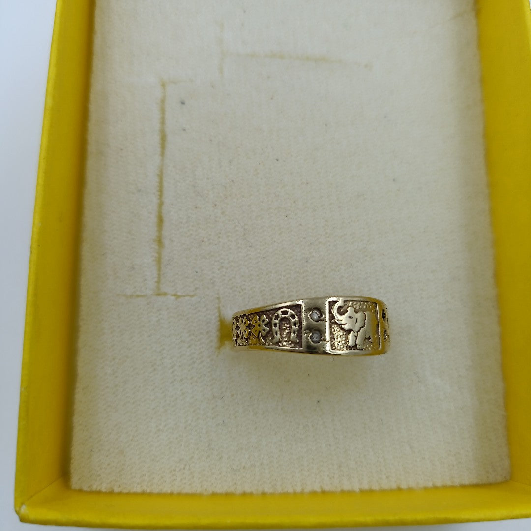 ARGOLLA DE LA SUERTE ORO 8 K 2.5 GRMS (SEMINUEVO)