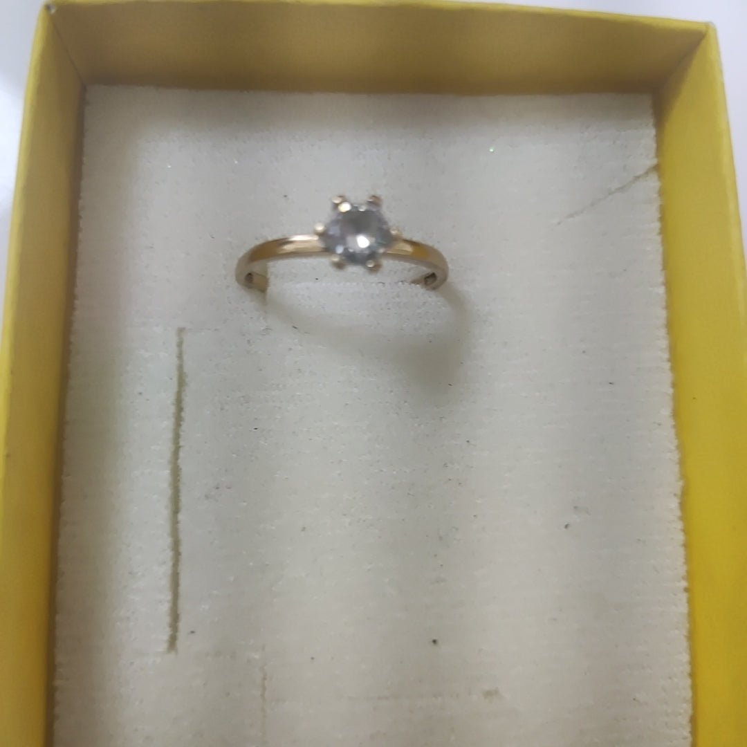 SOLITARIO ORO 10 K 1.5 GRMS (SEMINUEVO)