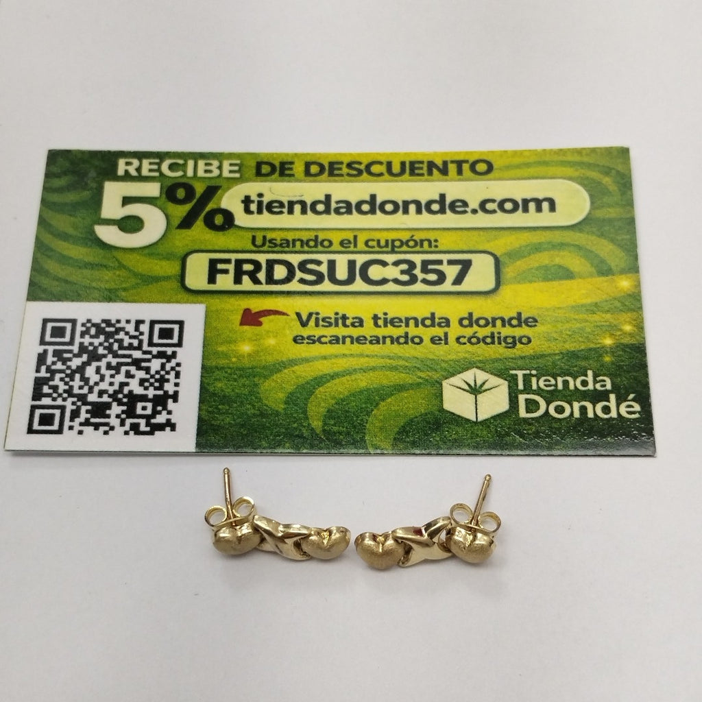 BROQUELES PAR ORO 10 K 1,60 GRMS (SEMINUEVO)