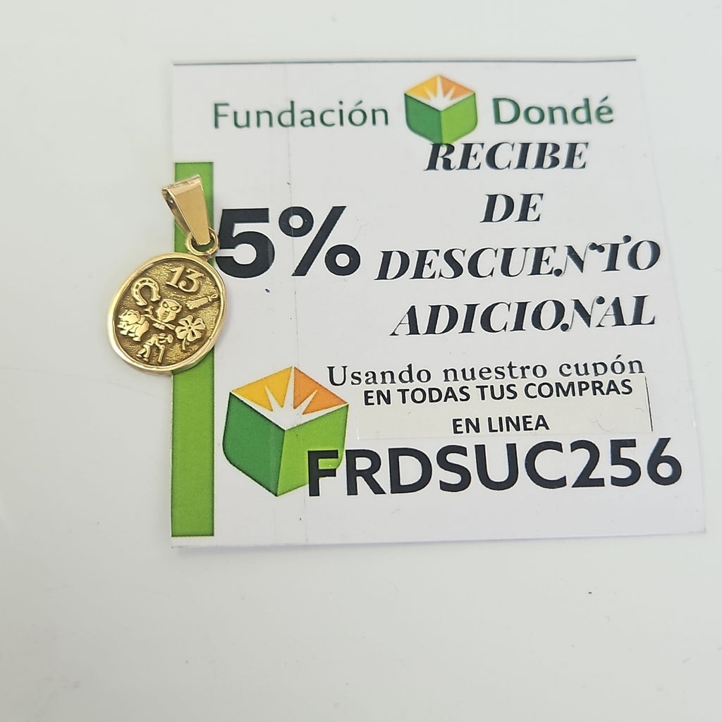DIJE ORO 14 K 1,90 GRMS (SEMINUEVO)