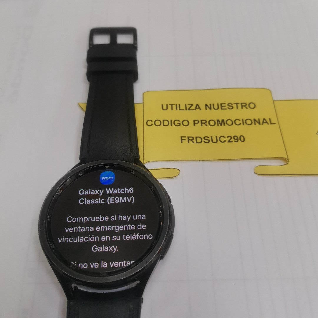 SMARTWATCH SAMSUNG GALAXY WATCH 6 CLASSIC SM-R960 47 MM GPS (SEMINUEVO)
