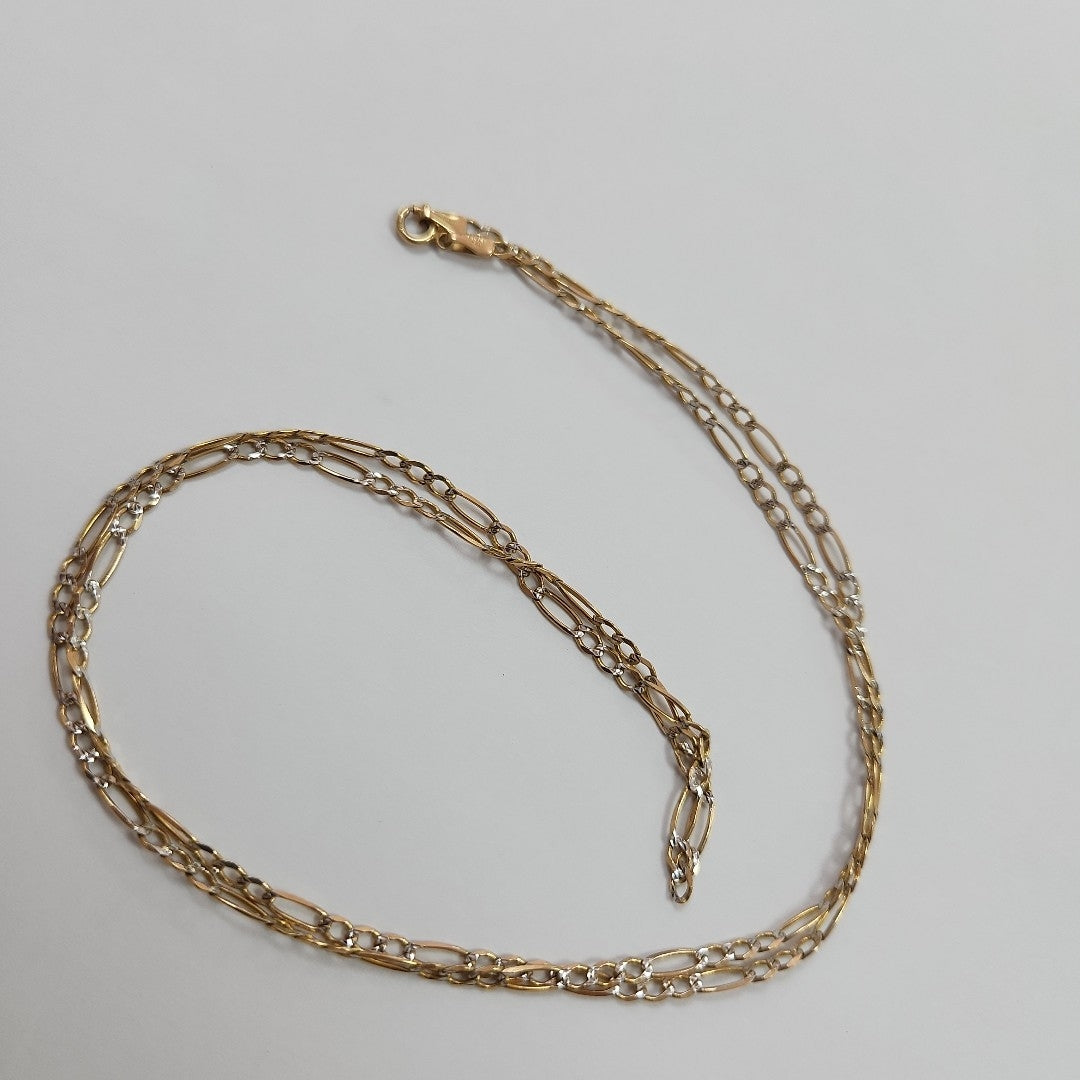 CADENA ORO, RODIADO 14 K 4.8 GRMS (SEMINUEVO)