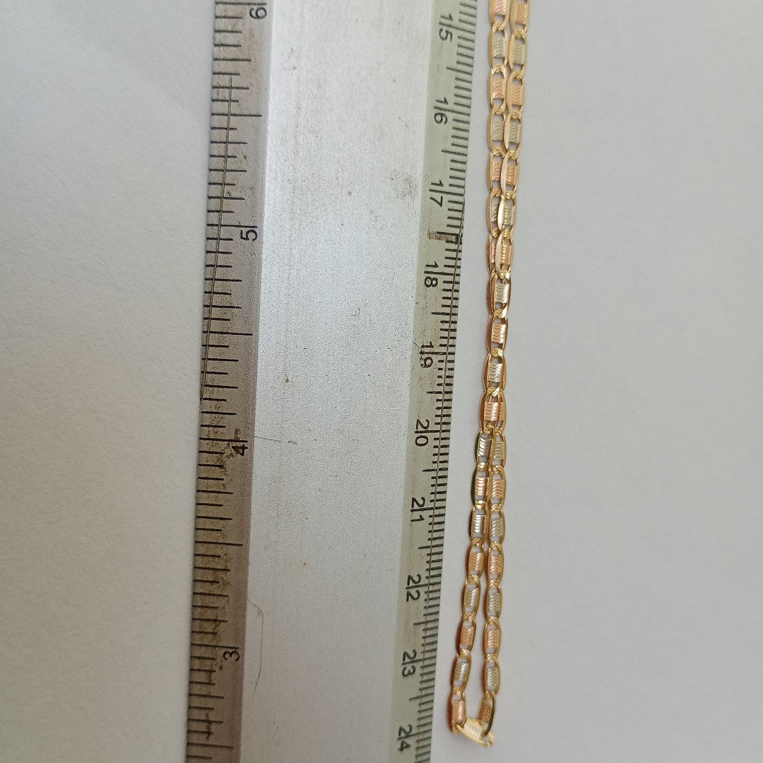 CADENA ORO COMBINADO 10 K 5.3 GRMS (SEMINUEVO)