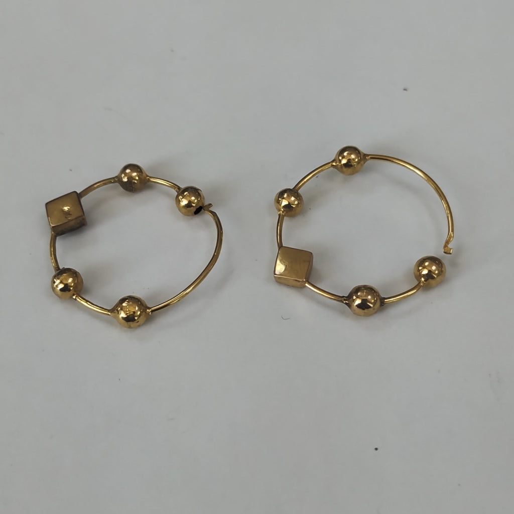 ARRACADAS PAR ORO 10 K 3,10 GRMS (SEMINUEVO)