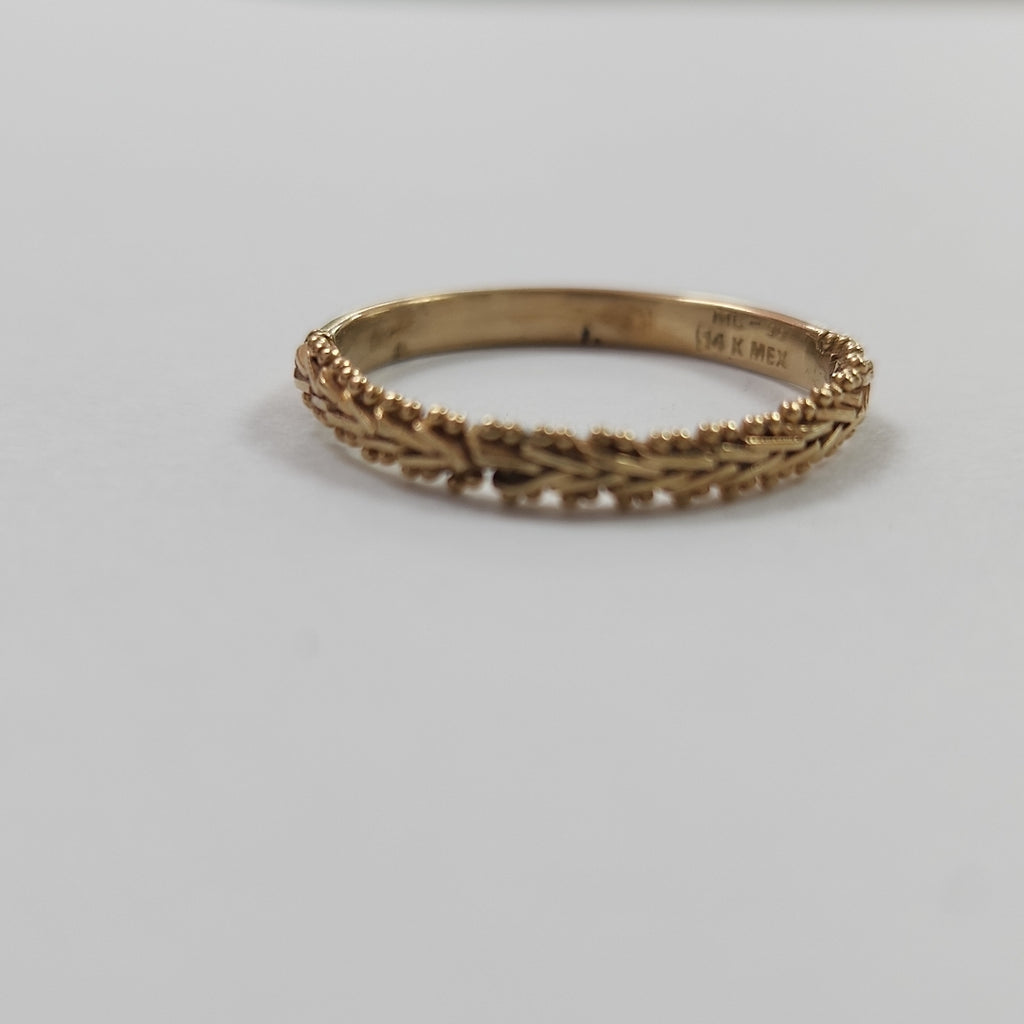 ANILLO ORO 14 K 2 GRMS (SEMINUEVO)