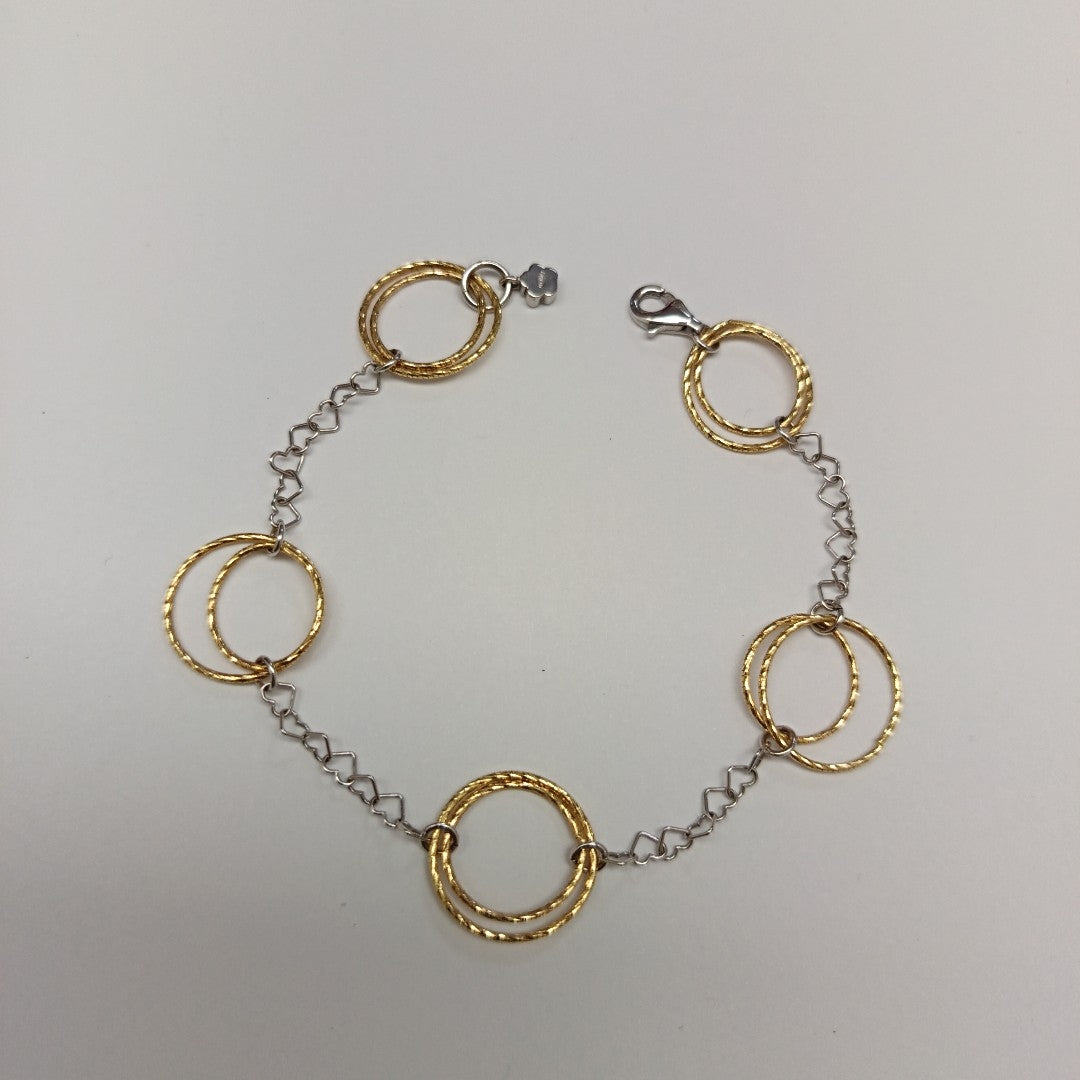 PULSERA ORO COMBINADO 14 K 4,70 GRMS (SEMINUEVO)