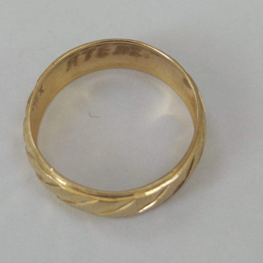 ARGOLLA ORO 14 K 1.8 GRMS (SEMINUEVO)