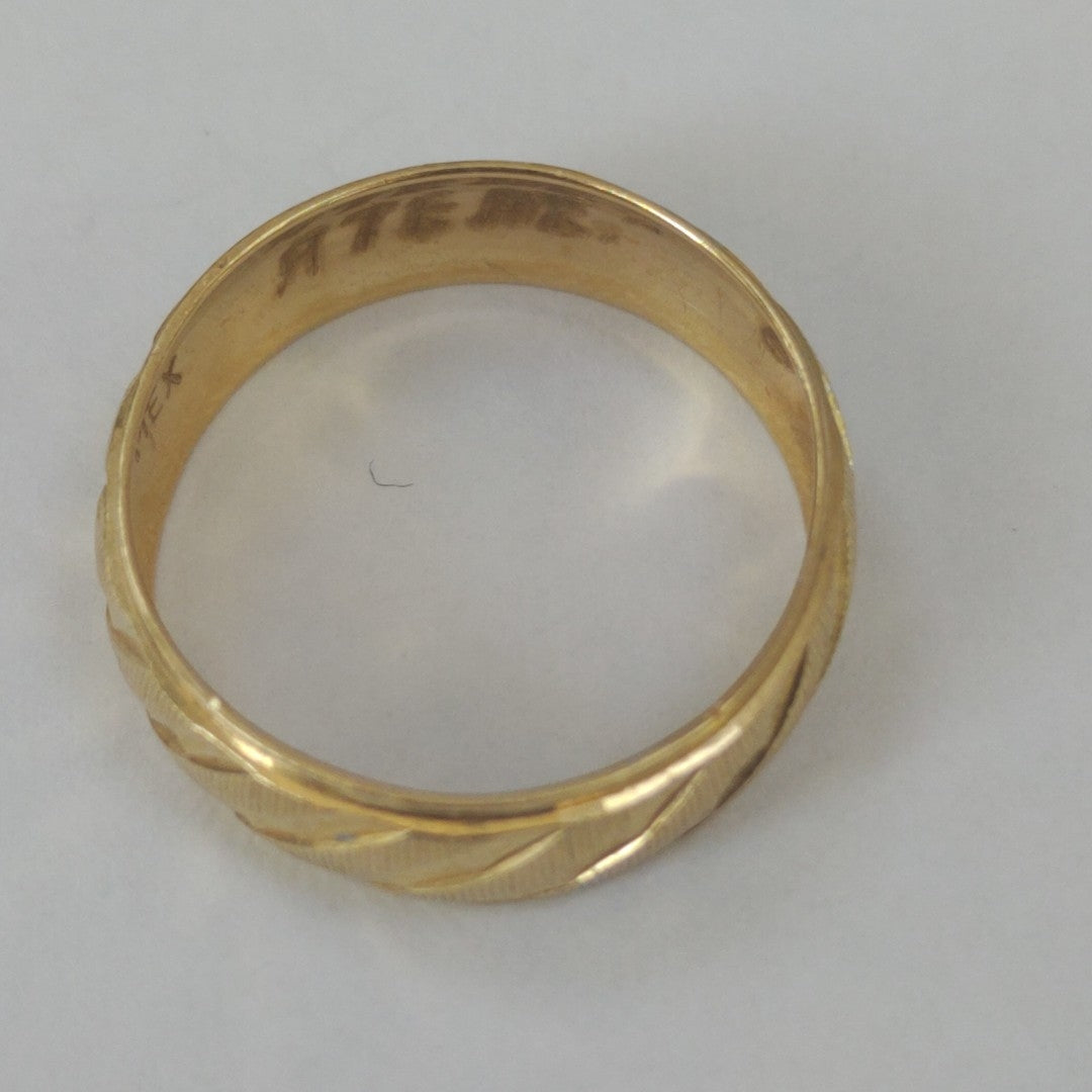 ARGOLLA ORO 14 K 1.8 GRMS (SEMINUEVO)